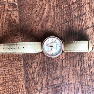 Stuhrling Original Anchor Watch Rose Gold & Cream
